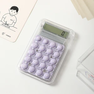 Yüksek Görünümlü Mini Şeker Renkli Hesap Makinesi Öğrenci Sınav Çalışması El Hesap Makinesi (Yurt Dışından)