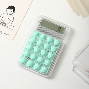 Yüksek Görünümlü Mini Şeker Renkli Hesap Makinesi Öğrenci Sınav Çalışması El Hesap Makinesi (Yurt Dışından)