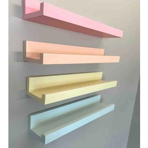 Desing BabyM Rainbow 4lü Bebek ve Çocuk Odası Duvar Rafı