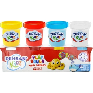 Kidz Oyun Hamuru 4 Renk 4 x 150 Gr.