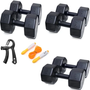 Ps Spor 3 Çift Dambıl Sayaçlı Ayarlanabilir El Yayı Sayaçlı Atlama Ipi =3 kg 5 kg 7 kg