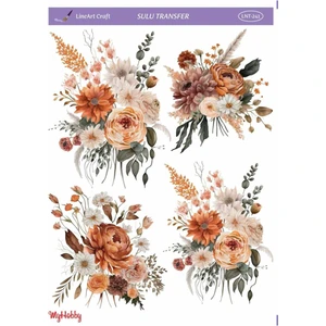 Çiçek Desenli Sulu Transfer LNT-241 25X35