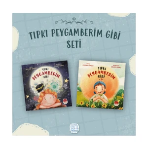 Karavan Çocuk Yayınları Tıpkı Peygamberim Gibi 2 Kitap Seti 3-6 Yaş Eğitici Aslıhan Cengiz