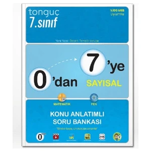 Tonguç Akademi 7. Sınıf 0'dan 7'ye Sayısal Konu Anlatımlı Soru Bankası