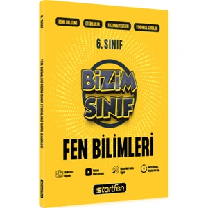 Startfen Yayınları 6. Sınıf Bizim Sınıf Fen Bilimleri Etkinlikli Soru Bankası