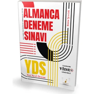 Pelikan Tıp Teknik Yayıncılık YDS Almanca Yeni Nesil Video Çözümlü Deneme Sınavı