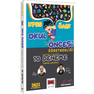 Yargı Yayınevi 2024 ÖABT Okul Öncesi Öğretmenliği Alan Bilgisi Tamamı Çözümlü 10 Deneme
