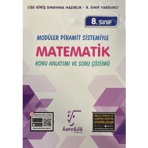 Karekök Yayıncılık 8. Sınıf Modüler Piramit Sistemiyle Matematik Konu Anlatımı ve Soru Çözümü