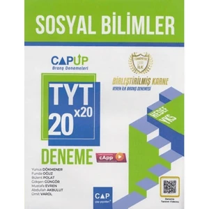 Çap Yayınları TYT Sosyal Bilimler 20 x 20 Deneme