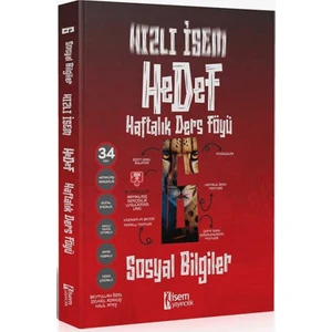 İSEM Yayıncılık 2024 Hedef 6. Sınıf Sosyal Bilgiler Haftalık Ders Föyü