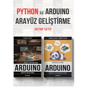Yayın Dağıtım Python ile Arduino İçin Arayüz Geliştirme Seti 2 Kitap