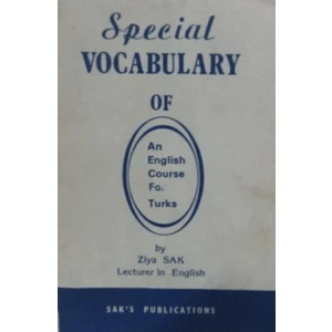 SAK İngilizce Öğretim Yayınları Special Vocabulary For Turks