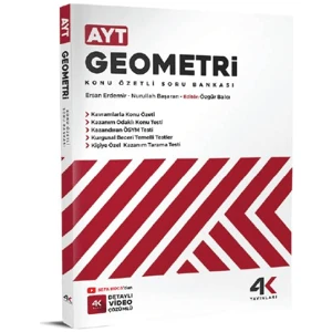 4K Yayınları AYT Geometri Konu Özetli Soru Bankası