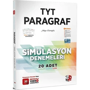 3D Yayınları 2024 TYT Paragraf Simülasyon Denemeleri