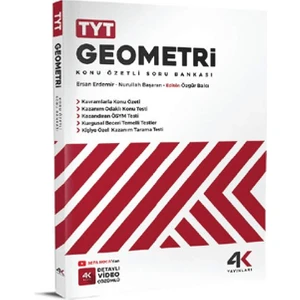 4K Yayınları TYT Geometri Konu Özetli Soru Bankası