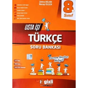 Gizli Yayınları 8. Sınıf LGS Türkçe Usta İşi Soru Bankası