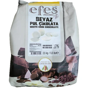 Efes Çikolata Fildişi Pul Çikolata %37 2.5 kg