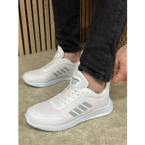 Günlük Erkek Sneaker Fileli Bağcıklı Rahat Esnek Dikiş Detaylı Yürüyüş Spor Ayakkabı 1453