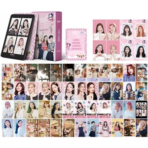 Home Silk 55PCS Blackpink Lomo Kartları Blackpink Photocards Bp Oyun Yeni Albüm Bp 2023 Kartpostallar Için  (Bptg) (Yurt Dışından)