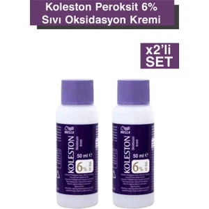 Peroksit 6% Sıvı Oksidasyon Kremi 2x'li Set