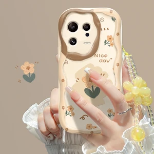 Xiaomi 13 Kolyeli Çiçek Darbeye Dayanıklı Telefon Kılıfı (Yurt Dışından)