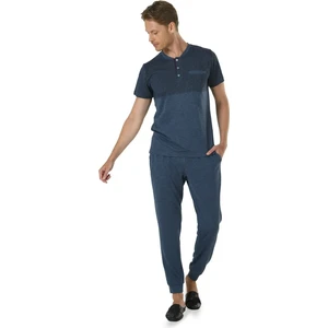 Kısa Kol Yumuşak Dokulu Erkek Pijama Takım 15108