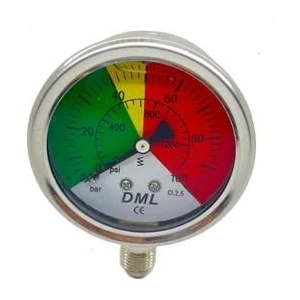 YBS Pump Holder Manometre (Yağlı Basınç Saati)