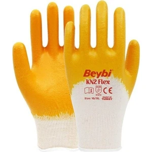 Kn2 Flex Likralı Pamuk Astarlı Nitril Kaplı Iş Eldiveni No:10 Xlarge 1 Çift