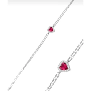 DMR Accessoire 925 Ayar Gümüş Pandora Kalp Bileklik