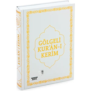 Arapça Gölgeli Kuranı Kerim - Hafızlar için Arapça El Yazısı Pratik Kitabı Beyaz