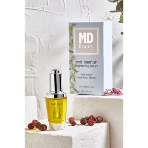 MD Beauty Aydınlatıcı Serum 30 ml Kuşburnu Özlü Leke Karşıtı Besleyici Tüm Cilt Tiplerine Uygun