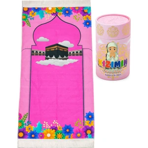 İhvan Online Türkçe Namaza Ilk Adım Seccadesi - Kumbaralı Kızımın Çocuk Seccadesi - Tesbih