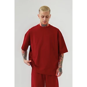 Erkek Oversize Penye Yazlık Kısa Kollu T-Shirt