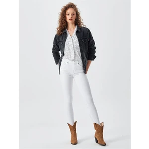 Ltb Alberta Black Feather Wash Kadın Jean Ceket