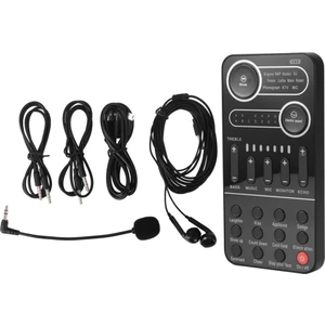 Mini Taşınabilir Ses Değiştirici Çoklu Ses Efekti Canlı Ses Değiştirme Kartı Hoparlör Cihazı Cep Telefonu Pc Tablet Için (Yurt Dışından)