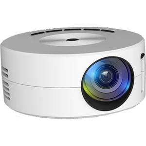 YT200 Mini Projektör LED Ev Medya Oynatıcı Ses Taşınabilir Projektörler USB Video Kablolu Projeksiyon Aynı Ekran Aynası (Yurt Dışından)
