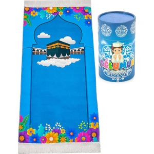 İhvan Online Türkçe Namaza Ilk Adım Seccadesi - Kumbaralı Oğlumun Çocuk Seccadesi - Tesbih