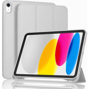 Apple iPad 10. Nesil 10.9 (2022) Kalemlikli Uyku Modlu Yatay Standlı Stromix Smart Kılıf A2696 A2757 A2777 A3162
