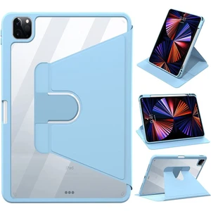 Apple Ipad Pro 11 (2022) 4. Nesil 360° Dönebilen Kalem Şarjına Uygun Yatay ve Dikey Standlı Kalemlikli Ninex Smart Kılıf A2759 A2761 A2435 A2762