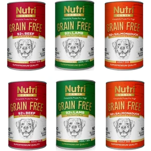 Nutri Canin Tahılsız 3 Çeşit Karma Köpek Konserve 400 Gr. x 6 Adet