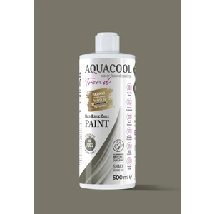 Trend Akrilik Hobi Boya 500 ml Su Bazlı Hibrit Dönüşüm Boyası Ral 7003 Yosun Grisi