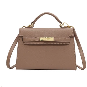 Kadın Çantaları Basit Moda Kilit Kolu Omuz Crossbody Çanta Birkin Çanta Kelly Çanta (Yurt Dışından)