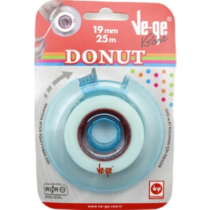 Vege Donut Soft Görünmez Bant 19X25 M Bant Kesme Makineli Mavi