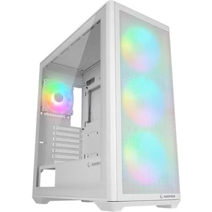 VORTEX V3 Beyaz Mesh Temperli Cam 4*RGB Fan + Hub E-ATX Gaming Oyuncu Kasası