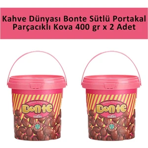 Kahve Dünyası Bonte Portakal Parçacık Kova 400 gr x 2 Adet
