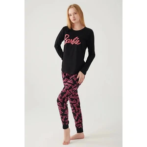 Lisanslı %100 Pamuk Uzun Kol Kadın Pijama Takım 1766