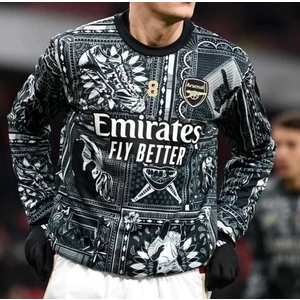 Arsenal 2023/24 Yeni Sezon Maç Önü (Pre Match ) Uzun Kol Özel Konsept Forması