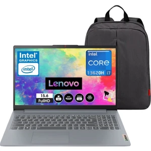 Ideapad Slim 3 Intel Core I7-13620H 16GB 512GB SSD Windows 11 Pro 15.6" Taşınabilir Bilgisayar 83EM005UTR Snertech Çantalı