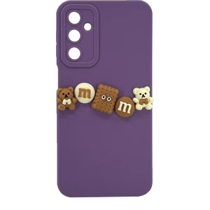 Samsung Galaxy M34 Uyumlu Lüx Bear Arka Koruma Kılıf