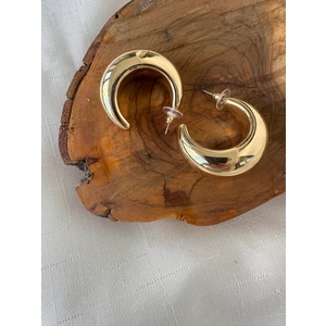 The Bonnuvell Özel Tasarım Bombeli Yarım Halka Küpw